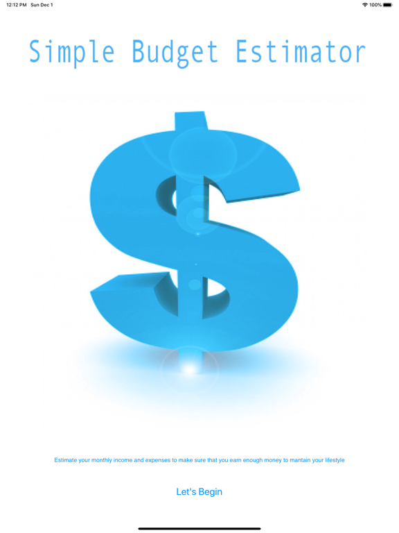 Screenshot #5 pour Simple Budget Estimator