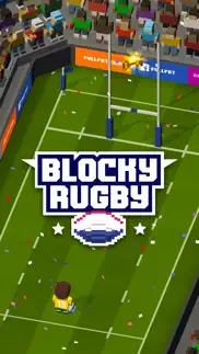 blocky rugby iphone screenshot 1