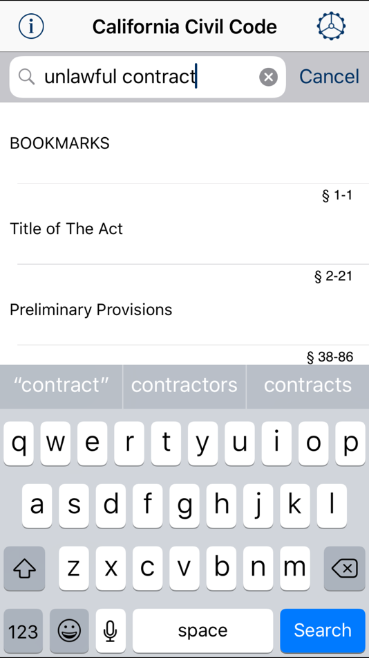 #1. CA Civil Code 2024 (iOS) 由: PDA Wizard