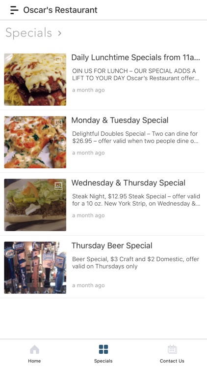 Oscar's Restaurant screenshot-3