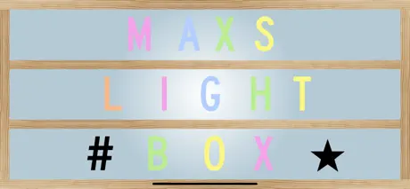 Light up letter box