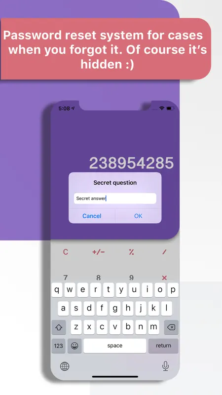 Calculator+: Mantente privado screenshot 3 of 5