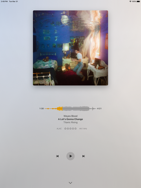 Plexamp iPad screenshot 5 - Music app