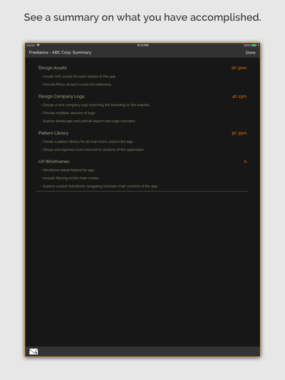 Time Boxer iPad screenshot 6 - Productivity app
