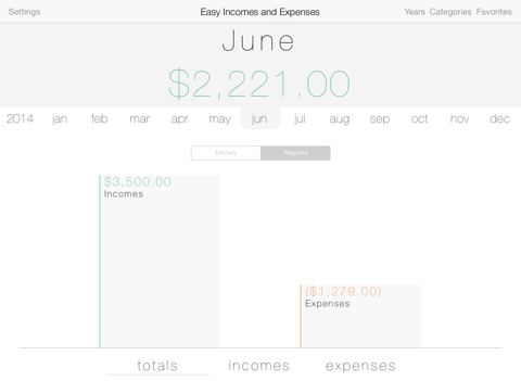 Easy Incomes and Expenses screenshot 2