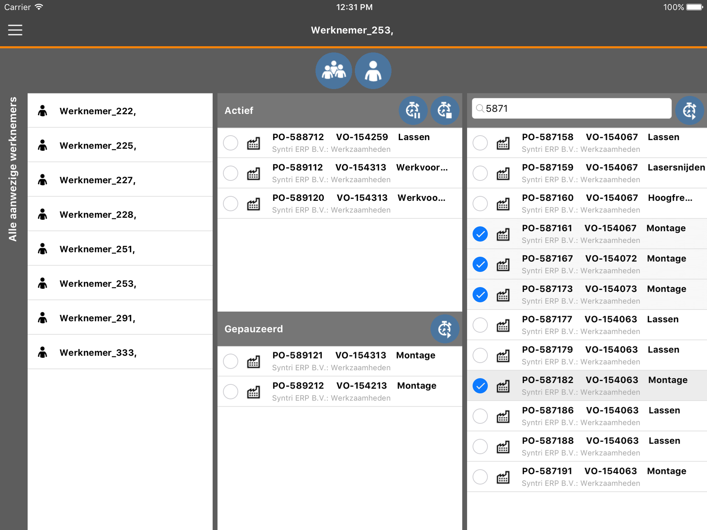 Syntri Productie screenshot 12
