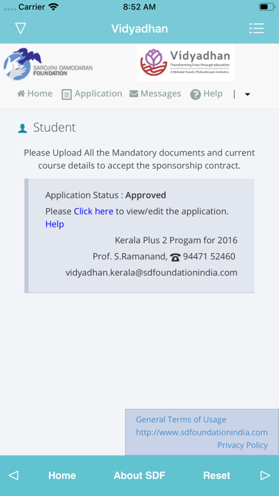 Screenshot 4 of SDFVidya App