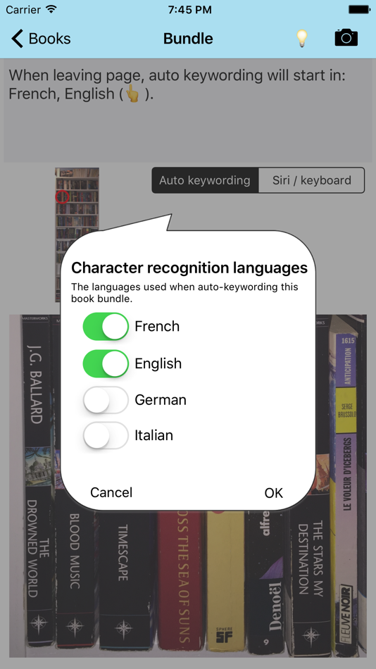 #4. Find that Book - OCR library (iOS) 由: Xavier Ackaouy