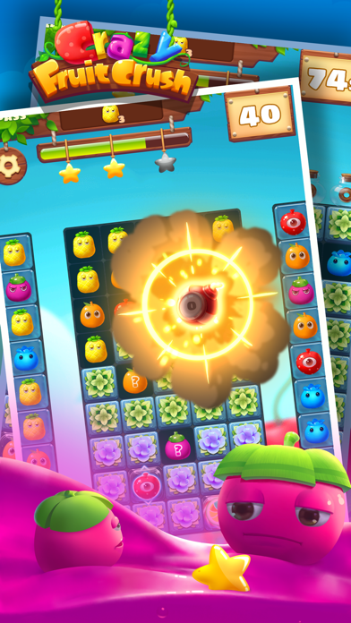 Crazy Fruit Crush - Match Game Screenshot