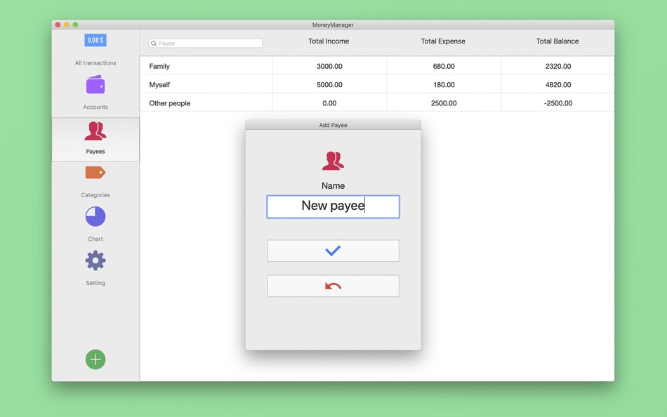 #7. Money Manager- Expense Tracker (macOS) 由: 辉英 钟