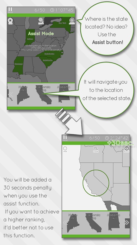 Enjoy Learning U.S. Map Puzzle screenshot 3