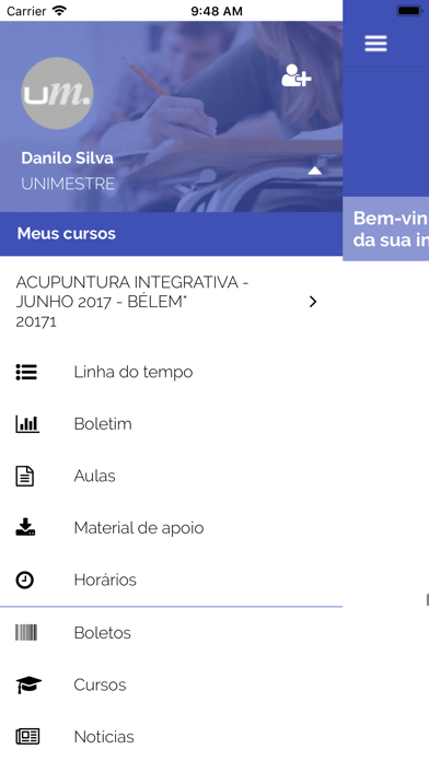 UNIMESTRE Screenshot