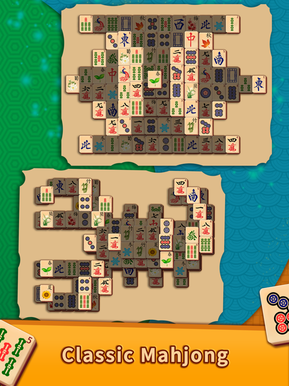 Mahjong Solitaire Puzzles iPad screenshot 1 - Games app