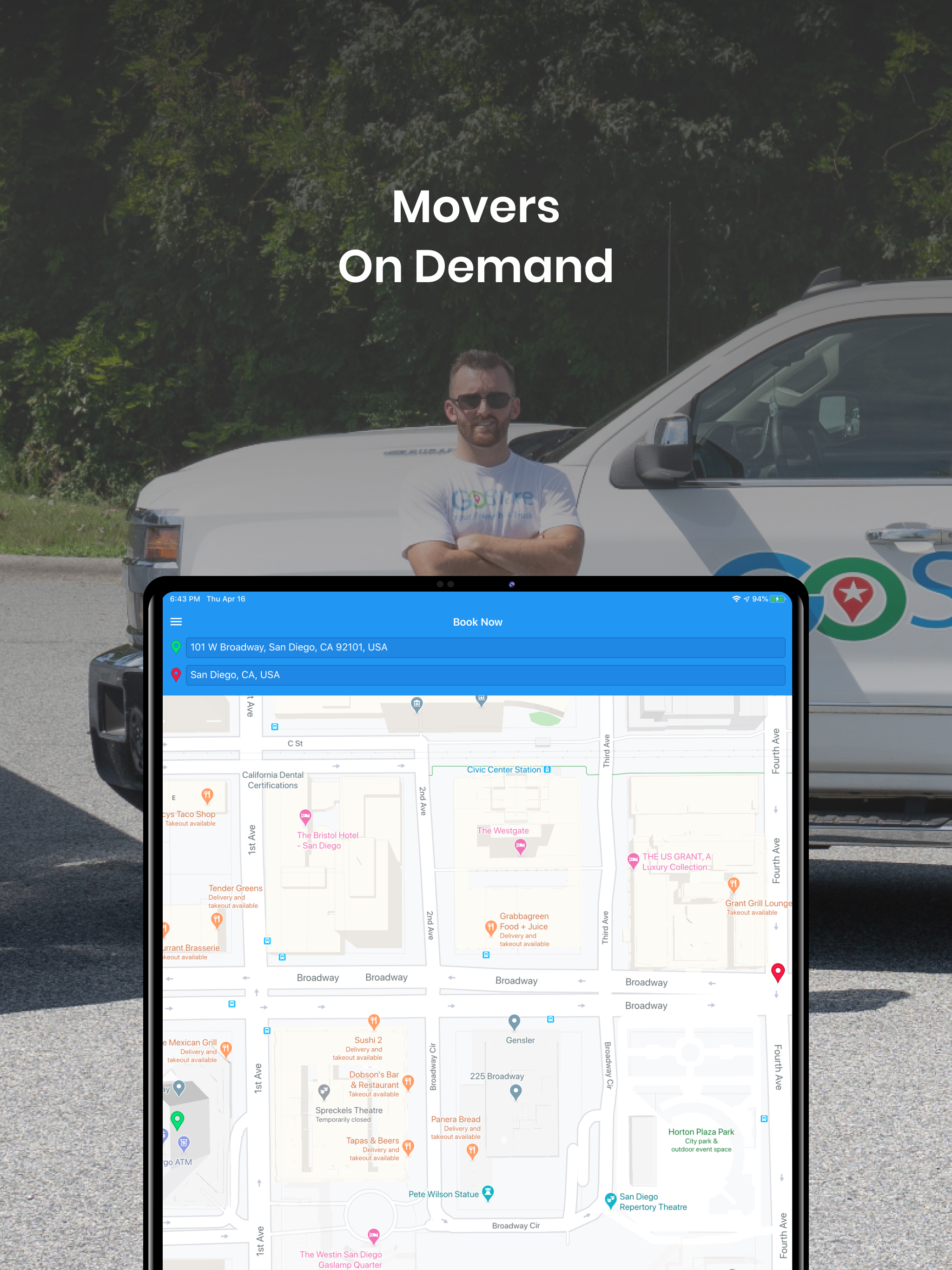 GoShare: Deliver, Move, LTL