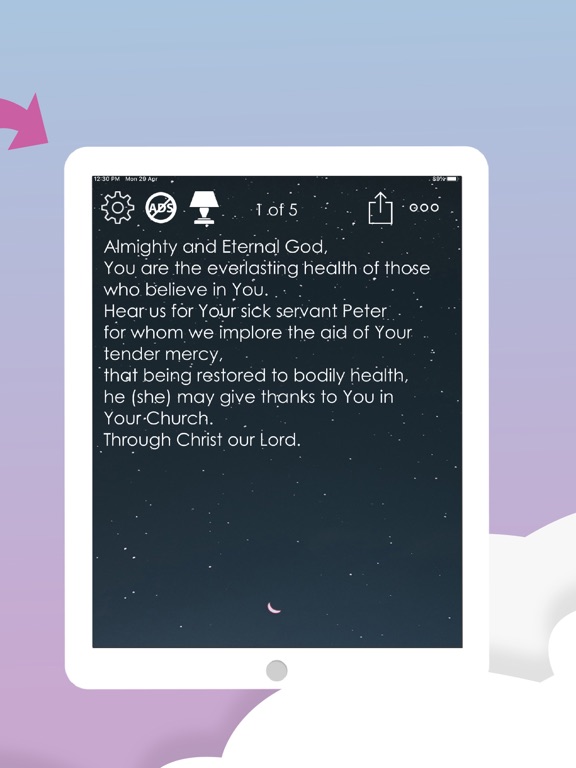 Prayers for the Sick iPad screenshot 4 - Reference app