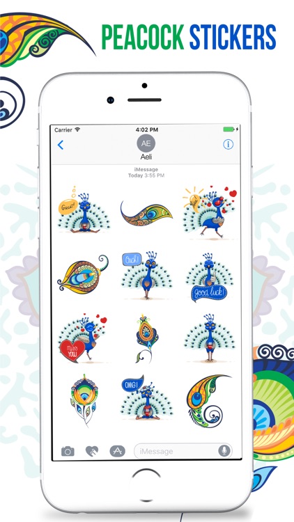 Peacock Stickers