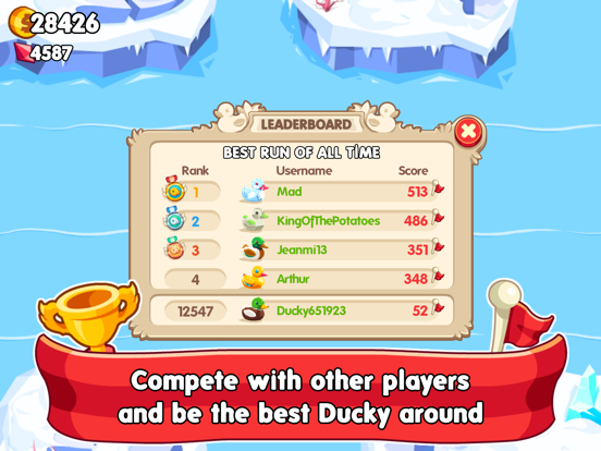 Duck Tap - The Impossible Run iPad screenshot