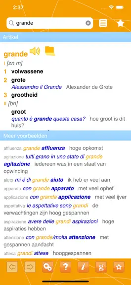 Game screenshot Woordenboek Italiaans Prisma apk