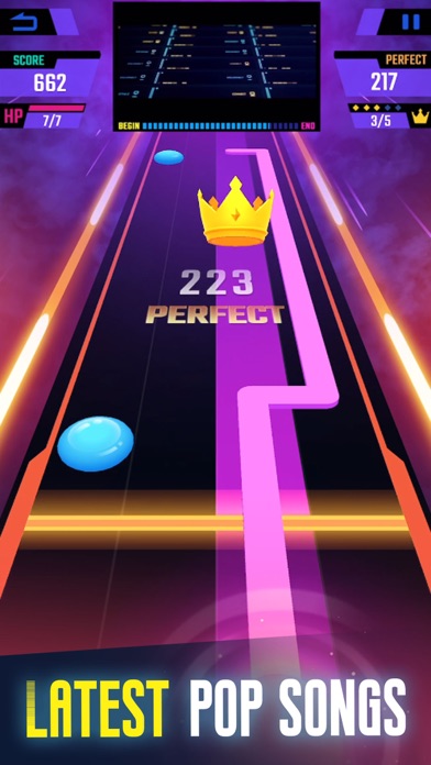 screenshot of Tap Music 3D 2