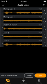 Audio Joiner: Merge & Recorder screenshot