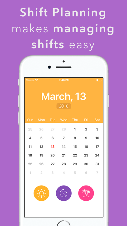 Shift planning - Work calendar - 1.3 - (iOS)
