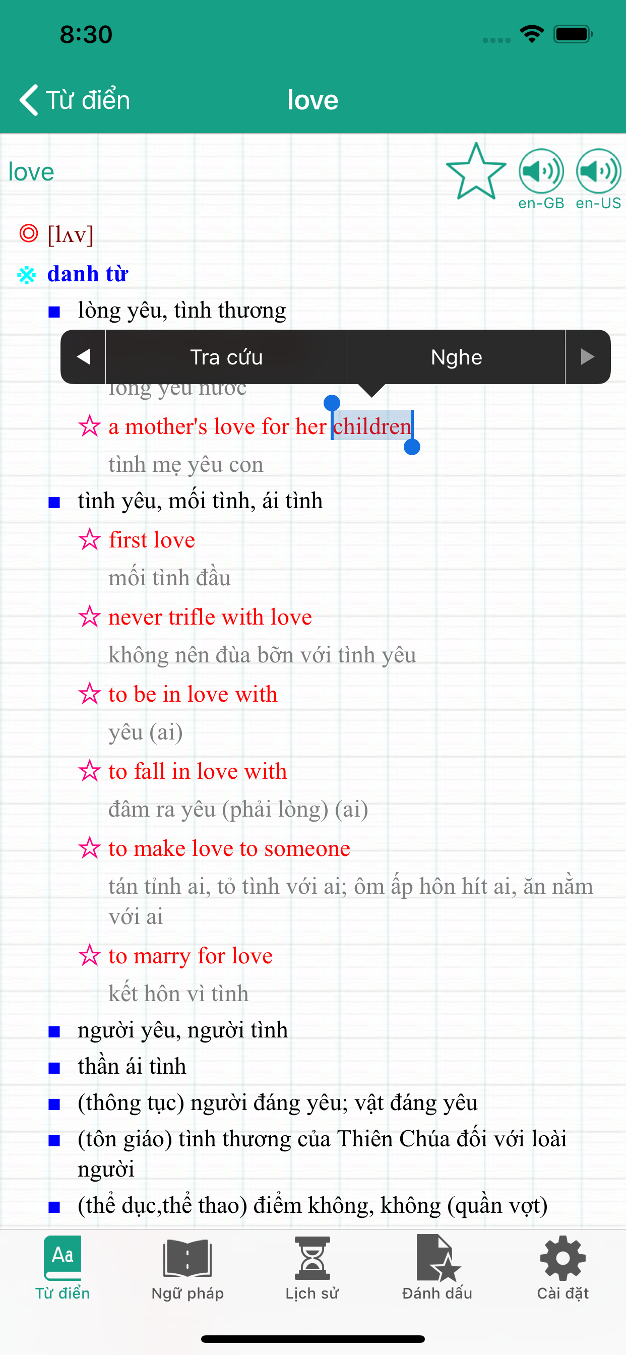 Từ điển Anh Việt (TygonDict) screenshot 4