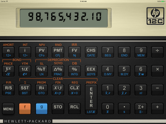 HP 12C Financial Calculatorのおすすめ画像1