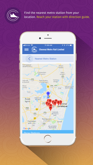 Chennai Metro Rail Screenshot