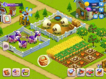 Golden Farm: Fun Farming Game iPad screenshot