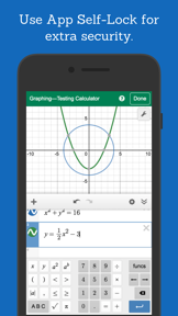 Desmos Test Mode screenshot
