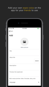 funvoicegps voice gps on waze screenshot