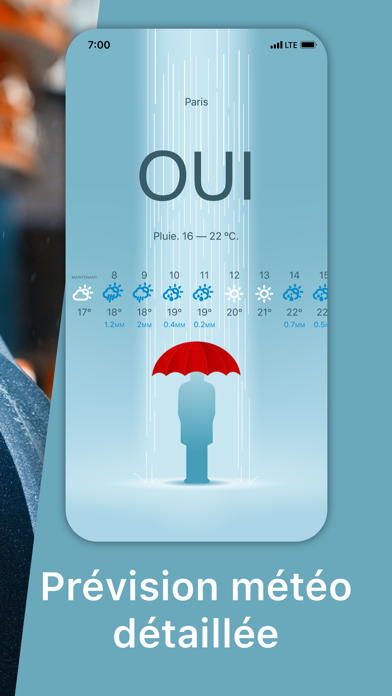 Screenshot #2 pour Parapluie – Alertes de pluie