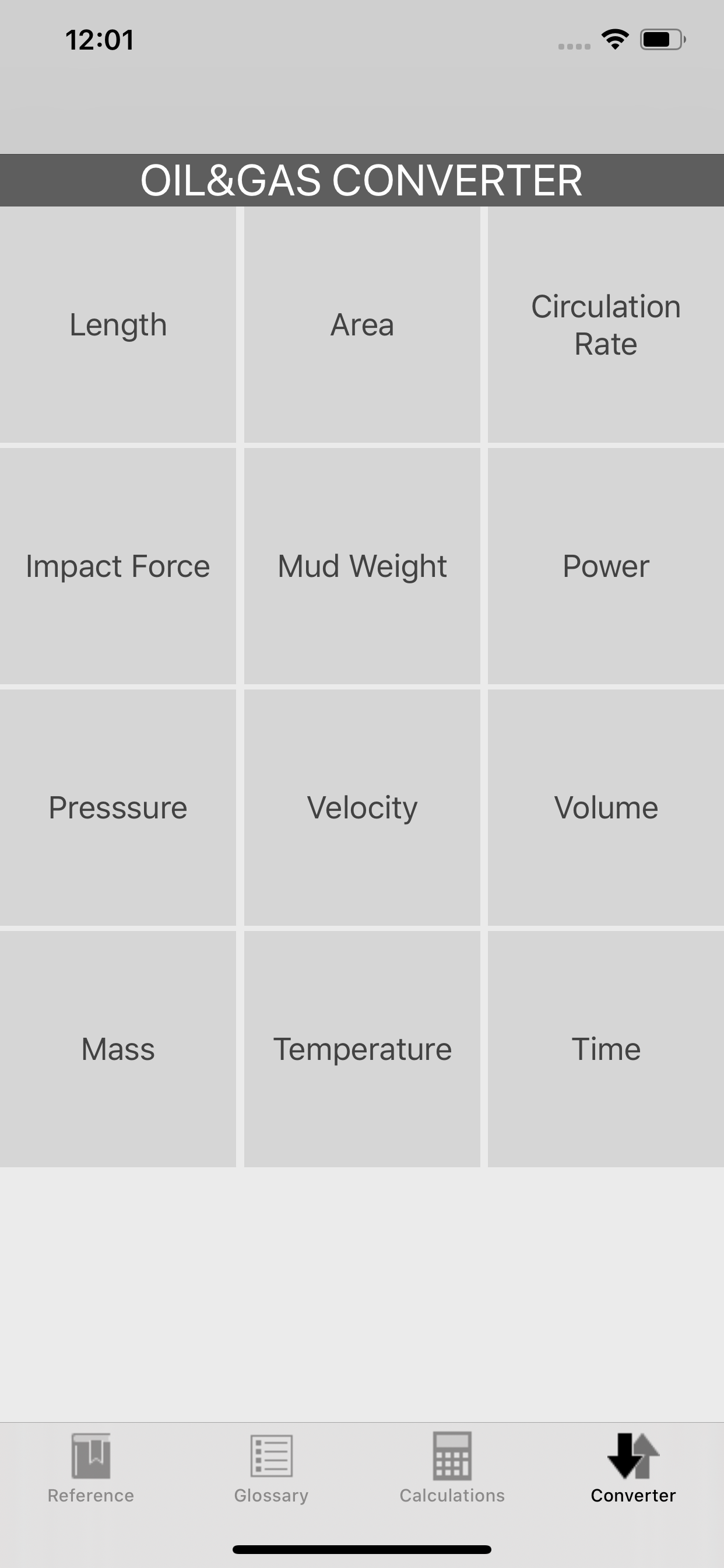 OIL & GAS REFERENCE