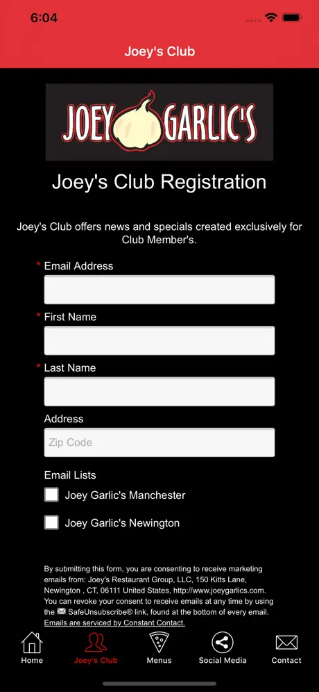 Joey Garlic's CT