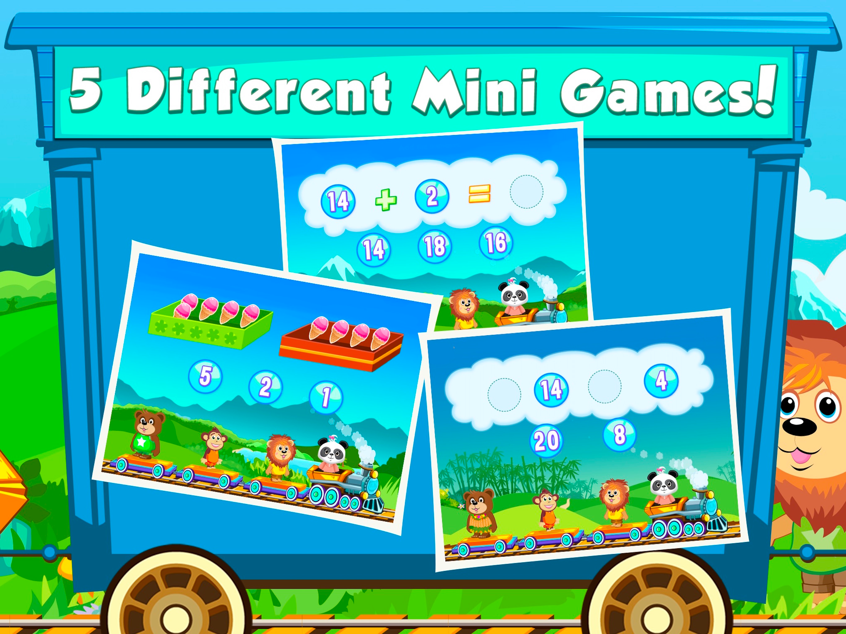 Lola Panda’s Math Train 2 LITE