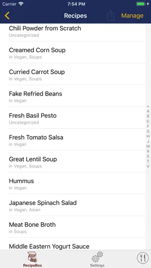 RecipeBox Simple screenshot 2