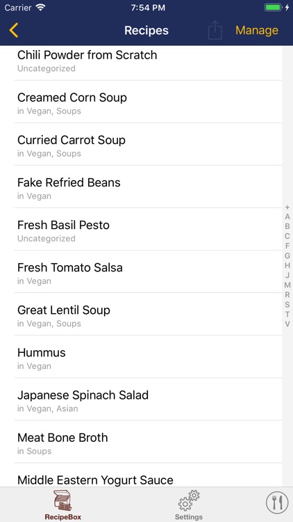 RecipeBox Simple