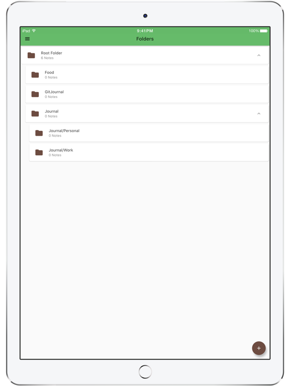 Screenshot #5 for GitJournal