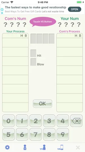 VersusHit&Blow screenshot 1