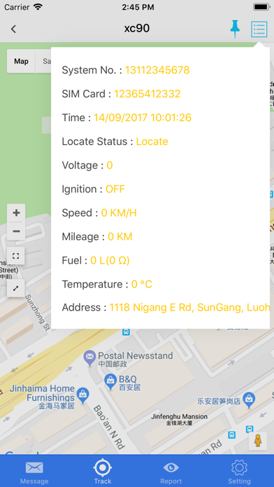 VisatGPS Screenshot