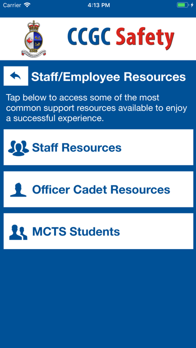CCGC Safety screenshot