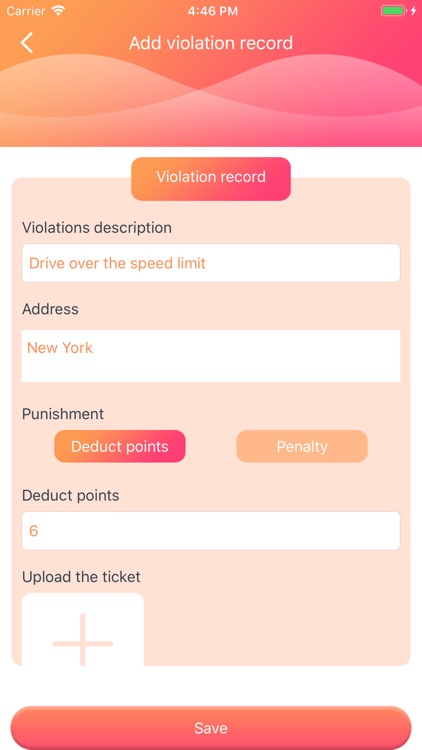 Standard Driving-No Violation
