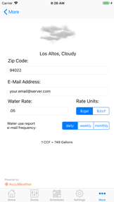 H2OPro Sprinkler Timer screenshot
