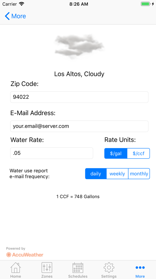 #7. H2OPro Sprinkler Timer (iOS) 来自: Paul Dorsey