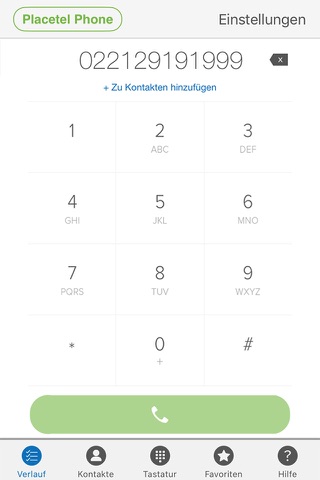 Placetel-Phone screenshot 2