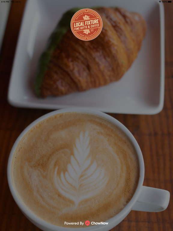 Local Fixture Coffee & Tea iPad screenshot 1 - Food & Drink app