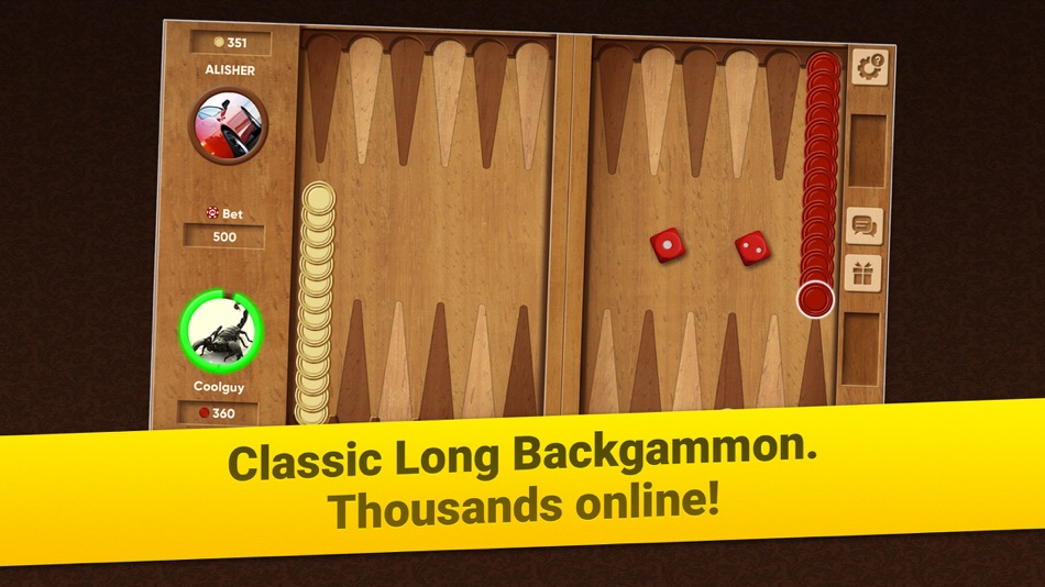 #1. Backgammon Long Arena (iOS) 由: VK LLC
