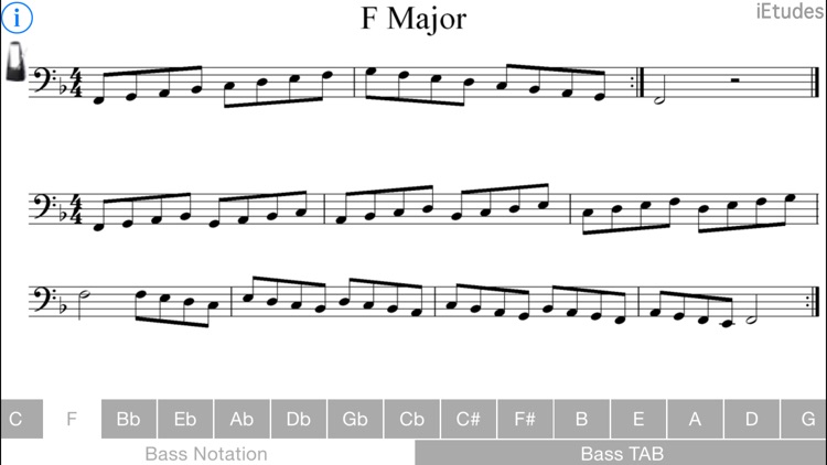 Major Scales Bass Guitar screenshot-3