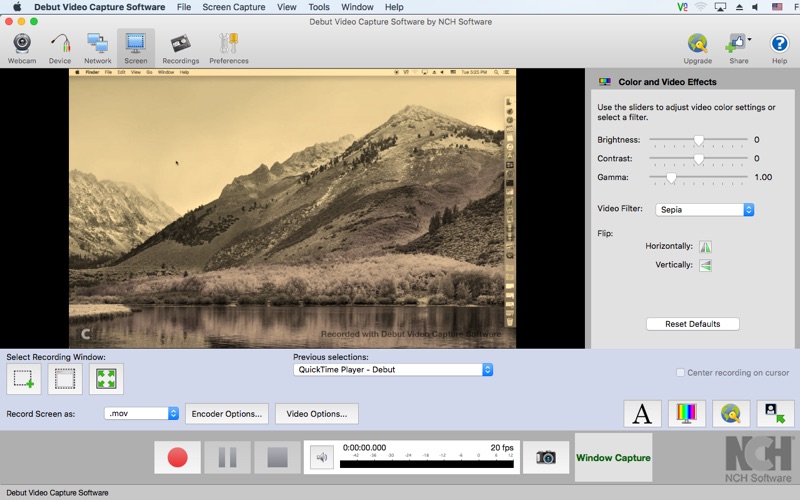 debut video capture software iphone screenshot 3