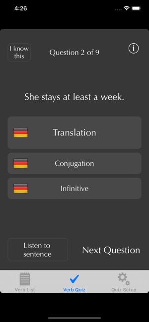 German Irregular Verbs(圖3)-速報App